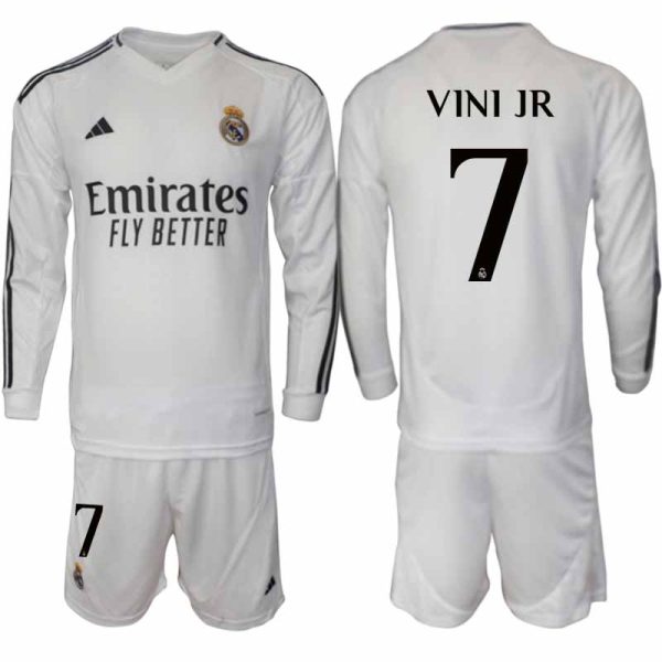 Real Madrid Domači 2024-25 Moški Nogometni dresi Vinicius Junior 7