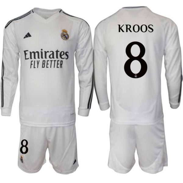 Real Madrid Domači 2024-25 Moški Nogometni dresi Toni Kroos 8