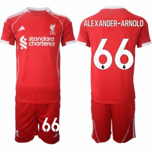 Liverpool Domači 2025-26 Moški Nogometni dresi z imenom Alexander-Arnold 66