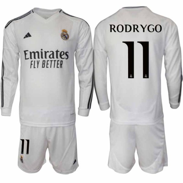 Real Madrid Domači 2024-25 Nogometni dresi Rodrygo Goes 11
