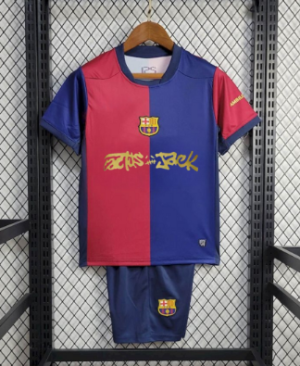Otroški Nogometni Dres za otroke FC Barcelona Travis Scott 2024-25