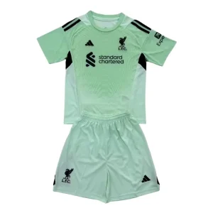 Liverpool Vratar 2025-26 Otroški Nogometni dresi za otroke zelena