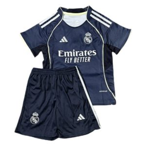 Real Madrid Gostujoči 2025-26 Otroški Nogometni dresi za otroke