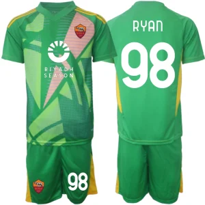 AS Roma Vratar 2024-25 Otroški Nogometni dresi komplet za otroke RYAN 98