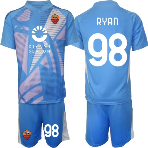 AS Roma Vratar 2024-25 Nogometni dresi komplet za otroke RYAN 98