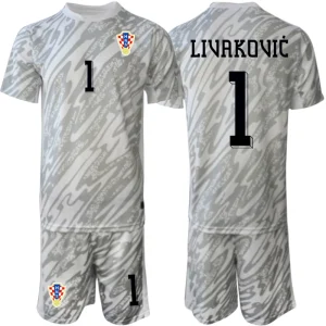 Novi Otroški dres Hrvaške reprezentance Vratar 2024/25 – Dominik Livaković 1