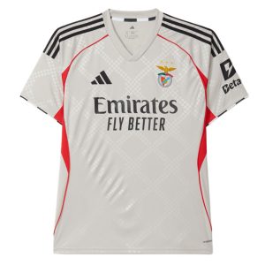 Benfica Gostujoči 2025-26 Ženski Nogometni dres Kratek Rokav