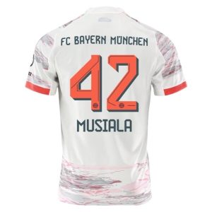 FC Bayern Munich Gostujoči 2025-26 Moški Nogometni dresi Jamal Musiala 42