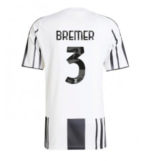 Moške Nogometnih dresov Juventus Domači 2025-26 Gleison Bremer 3