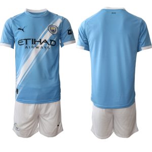 Kupiti Manchester City Domači 2025-26 Moški Nogometni dresi kompleti