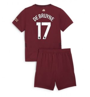 Manchester City Tretji 2024-2025 Otroški Nogometni dresi Kevin De Bruyne 17