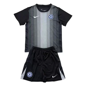 Otroški dresi Chelsea Vratar 2025-26 Komplet Črna Barva