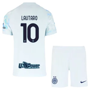 Nogometni dresi za otroke Inter Milan 2025-26 Lautaro 10
