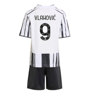Juventus Domači 2025-26 Otroški Nogometni Dresi kompleti Dusan Vlahovic 9