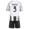 Juventus Domači 2025-26 Otroški Nogometni Dresi kompleti Gleison Bremer 3