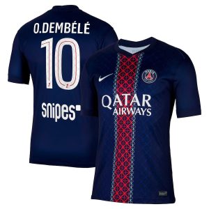Moške Nogometnih dresov Paris Saint-Germain PSG Domači 2025-26 Ousmane Dembélé 10