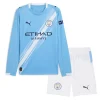 Manchester City Domači 2025-2026 Otroški dresi za otroke Kompleti