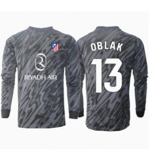 Atletico Madrid Vratar Domači 2024-25 Moški Nogometni Dresi Jan Oblak 13 črna Dolgi rokavi