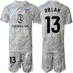 Atletico Madrid Vratar 2024-25 Otroški Nogometni Dresi za fanov Jan Oblak 13