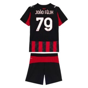AC Milan Domači 2025/26 Otroški Nogometni Dresi komplet João Félix 79