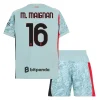 AC Milan Vratar 2025-26 Otroški Nogometni Dresi komplet Mike Maignan 16