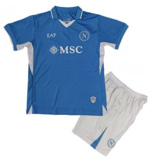 SSC Napoli Domači 2024-25 Poceni Otroški Nogometna dres kompleti
