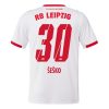 RB Leipzig Domači 2025-26 Moški Nogometni dresi Benjamin Sesko 30