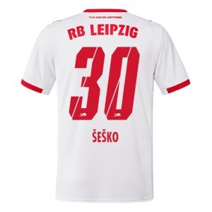 RB Leipzig Domači 2025-26 Moški Nogometni dresi Benjamin Sesko 30