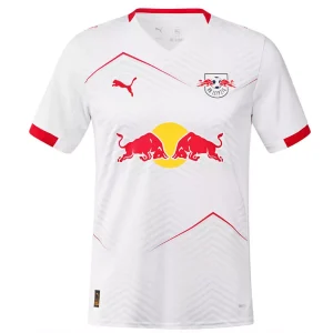 RB Leipzig Domači 2025-26 Moški Nogometni dresi Kratek Rokav