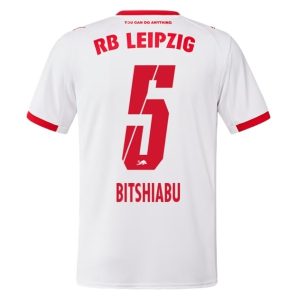 RB Leipzig Domači 2025-26 Moški Nogometni dresi Bitshiabu 5