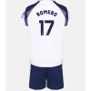 Tottenham Hotspur Domači 2025-26 Otroški dresi komplet Cristian Romero 17