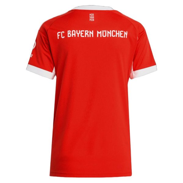 FC Bayern Munich Domači 2025-26 Ženski Nogometni dresi rdeča Kratek Rokav