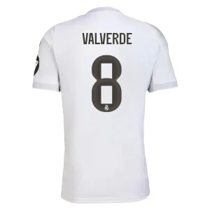 Real Madrid Domači 2025-26 Moški Nogometni dresi Federico Valverde 8