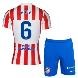 Otroški Dresi Atletico Madrid Domači 2025-26 Koke 6