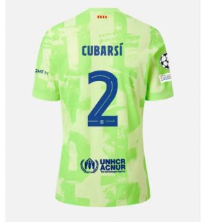 Moške Nogometnih dresov FC Barcelona Tretji 2024-25 zelena Pau Cubarsi 2