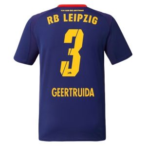 Lutsharel Geertruida # 3 Poceni Nogometni dresi RB Leipzig Gostujoči 2025-2026 Moški