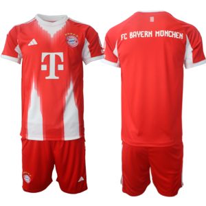 FC Bayern Munich dresi Domači 2025-26 Moški Rdeča bela