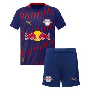 Nogometni dresi za otroke RB Leipzig Gostujoči 2025-2026 z lastnim tiskom