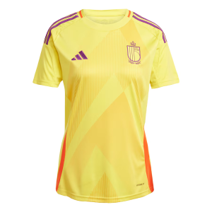 Ženski Nogometnih dresov Belgija Gostujoči Euro 2025 rumena