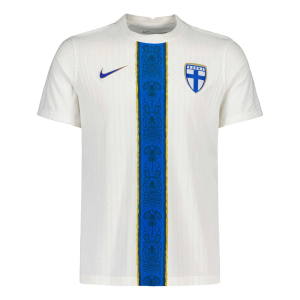 Ženski Nogometnih dresov Finska Domači Euro 2025 bela