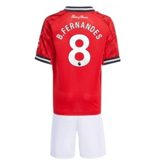 Nogometni dresi za otroke Kompleti Manchester United Domači 2025-26 Bruno Fernandes 8