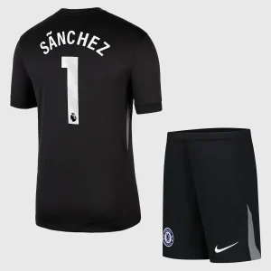 Dresi za otroke Chelsea Vratar 2025-26 črna Robert Sanchez 1