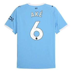 Manchester City Domači 2025-26 Nogometni dresi Nathan Ake 6