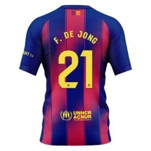 FC Barcelona Dresi Domači 2025-26 Frenkie de Jong 21