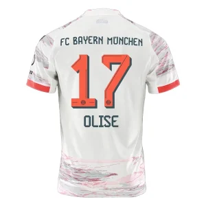 Moške Nogometnih dresov Michael Olise 17 FC Bayern Munich Gostujoči 2025-26