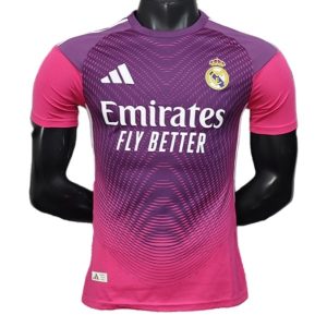 Poceni dresi Real Madrid Vratar Gostujoči 2025-26 roza