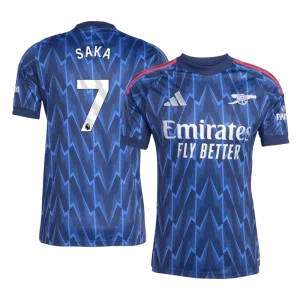 Arsenal Gostujoči Dresi 2025-26 Moški modra Bukayo Saka 7