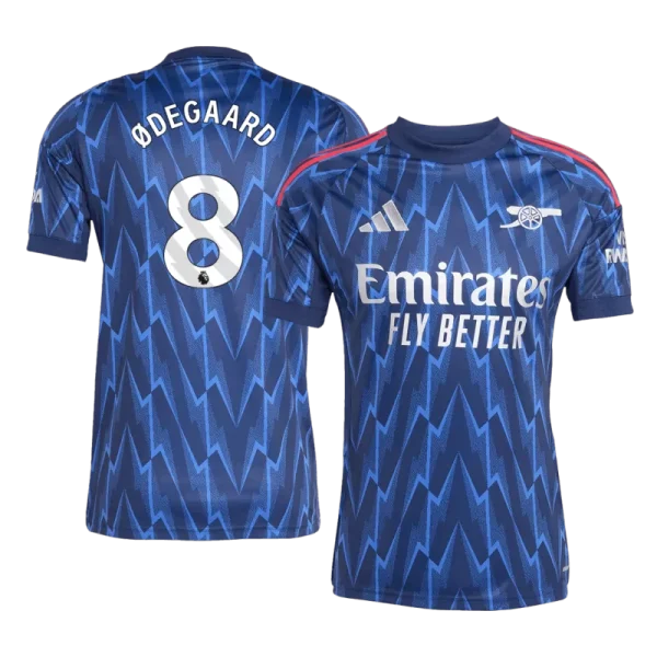 Arsenal Gostujoči Dresi 2025-26 Moški modra Martin Ødegaard 8