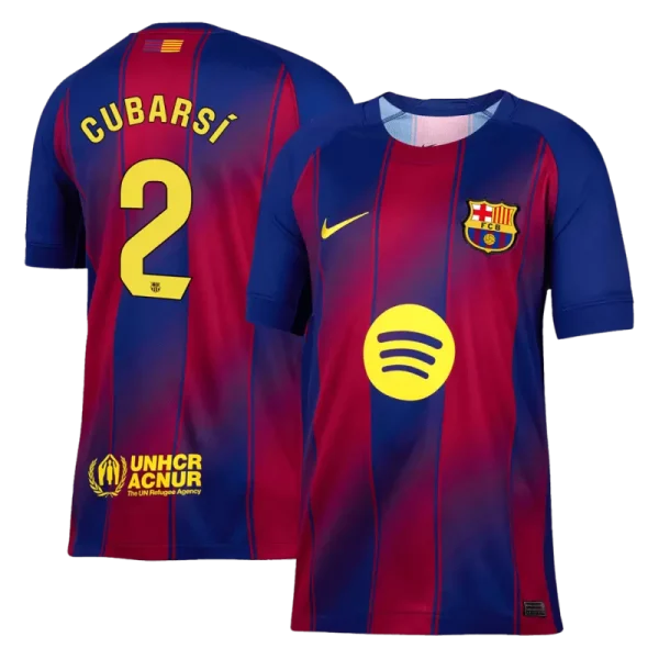 Dresi Pau Cubarsi #2 FC Barcelona Domači 2025-26