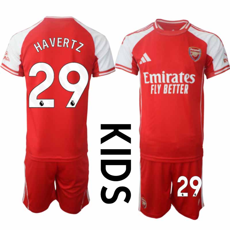 Nogometni dresi za otroke kompleti Kai Havertz 29 Arsenal Domači 2025-26